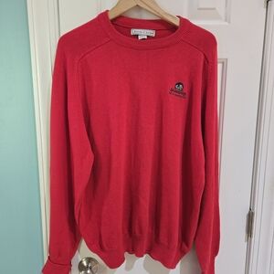 Red Golf Sweater Size XL
